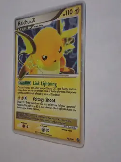 The Pokemon Company Raichu LV.X 99/100 Stormfront Holo & Staraptor Holo - Image 3