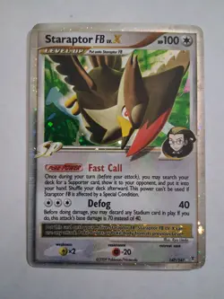 The Pokemon Company Raichu LV.X 99/100 Stormfront Holo & Staraptor Holo - Image 5