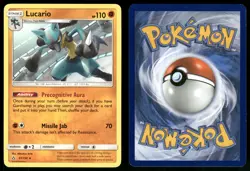 Lucario (SM Ultra Prism) 67 NEAR MINT Deck Exclusives 156 Pokemon - Image 1