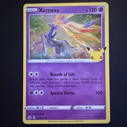 Xerneas 012/025 Holo Rare - 2021 Pokemon Celebrations 25th Anniversary NM - Image 1