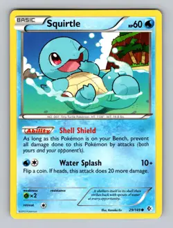 Squirtle 29/149 Common Boundaries Crossed Pokemon Lightly Played - Image 1