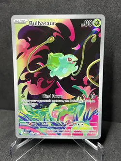 Bulbasaur 133/132 Illustration Rare Mega Evolution Pokemon Holo Near Mint - Image 1