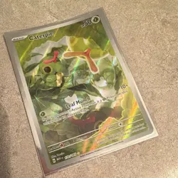 The Pokemon Company Pokemon TCG Caterpie 172/165 SV 151 Holo Illus Rare Eng - Image 2