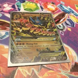 Pokemon TCG M Lucario EX 55/111 XY Furious Fists Full Art Holo UR Eng 220 HP - Image 1