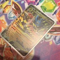 Pokemon TCG M Lucario EX 55/111 XY Furious Fists Full Art Holo UR Eng 220 HP - Image 3
