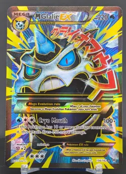 Pokemon M Glalie EX #156/162 English BREAKthrough Ultra Rare Full Art - Image 1