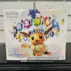 Pokemon TCG S&V Prismatic Evolutions Elite Trainer Box. NEW/FACTORY SEALED. - Image 1