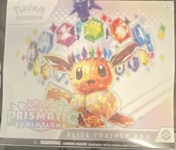 Pokemon TCG Prismatic Evolutions Elite Trainer Box Eevee English 6+ - Image 1