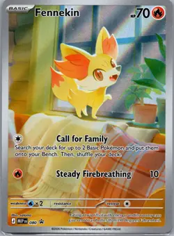 Fennekin 080 ME: Mega Evolution Promo Pokemon TCG Holo Holo P NM - Image 1