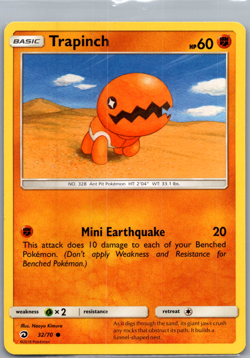 Trapinch Common Dragon Majesty 32/70 NM - Pokemon TCG - Free Ship! - Image 1