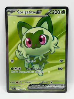 Sprigatito ex 251/217 Ascended Heroes NM Ultra Rare Holo Pokemon TCG - Image 1