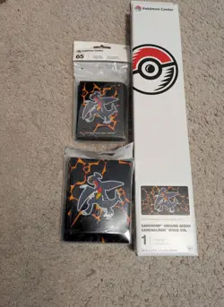 Garchomp Playmat Deckbox and Sleeves Pokemon TCG - Image 1