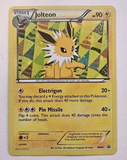Pokemon TCG Jolteon BW91 Black & White Promo Holo ENG 90 HP Stage 1 - Image 1