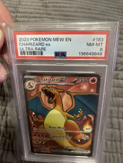 PSA 8 Pokemon TCG Charizard ex Scarlet & Violet-151 183/165 Holo Ultra Rare - Image 2