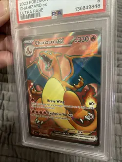 PSA 8 Pokemon TCG Charizard ex Scarlet & Violet-151 183/165 Holo Ultra Rare - Image 3
