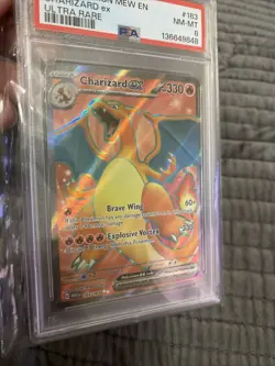 PSA 8 Pokemon TCG Charizard ex Scarlet & Violet-151 183/165 Holo Ultra Rare - Image 4