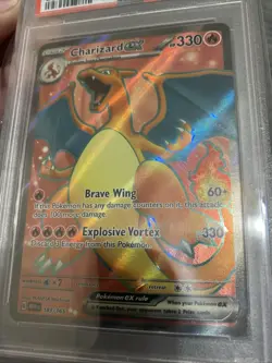 PSA 8 Pokemon TCG Charizard ex Scarlet & Violet-151 183/165 Holo Ultra Rare - Image 5