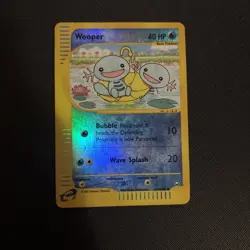 Pokemon Wooper 117/147 Aquapolis Common Reverse Holo E Series MP - Image 1