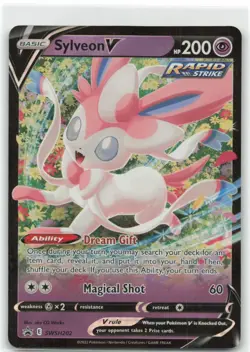 Sylveon V SWSH202 Sword & Shield Promo Pokemon TCG NM-M+ - Image 1
