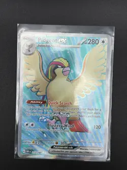 Pokemon TCG Pidgeot ex SV03: Obsidian Flames 217/197 Holo Ultra Rare - Image 3