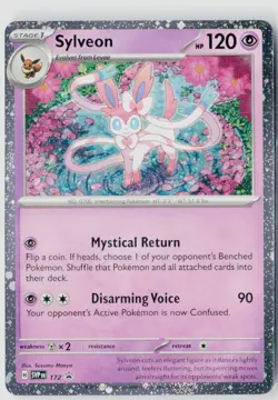 POKEMON Sylveon - 172 (Cosmos Holo) [SVP 172] Promo Holofoil NM - Image 1