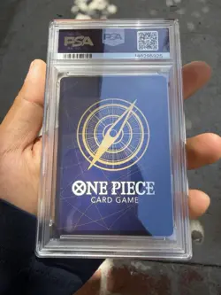 2025 One Piece OP07-073 JP Monkey D Luffy Bandai Card Games Fest Promo PSA 10 - Image 2