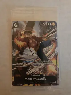 Monkey D. Luffy P-035 Pirates Party Promo One Piece Card English SEALED - Image 1