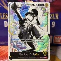 Carte One Piece MONKEY D LUFFY ST29-001 Leader Alt Art neuve edition francaise - Image 2