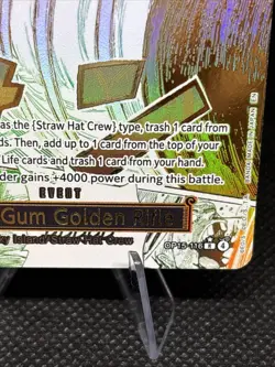 One Piece Gum-Gum Golden Rifle Event Holo Sky Island OP15-116 Bandai - Image 4