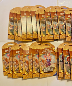 Disney Lorcana Wilds Unknown Sleeved Booster Pack - LOT OF 30 - Factory Sealed - Image 2