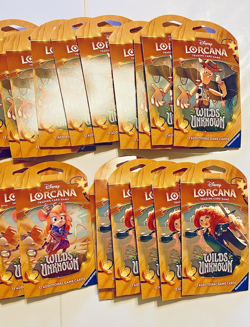 Disney Lorcana Wilds Unknown Sleeved Booster Pack - LOT OF 30 - Factory Sealed - Image 3
