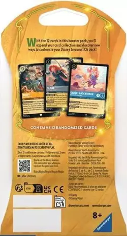 Disney Lorcana Wilds Unknown Sleeved Booster Pack - LOT OF 30 - Factory Sealed - Image 5