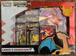 Pokemon Celebrations 25th Anniversary Gift Pack Lance's Charizard - Image 1