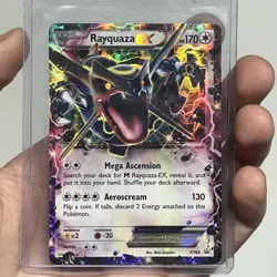 Rayquaza EX (Shiny) XY69 Holo XY Promos Pokemon TCG Black Star promo LP - Image 1