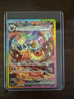 Pokemon TCG Prismatic Evolutions Flareon EX 146/131 Special Illustration Rare - Image 1
