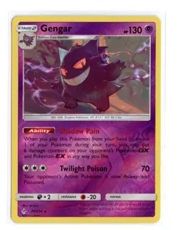 Gengar 70/214 Rare Reverse Holo SM - Unbroken Bonds Pokemon NM - Image 1