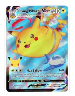 Flying Pikachu VMAX 007/025 Ultra Rare Holo Celebrations Pokemon NM - Image 1
