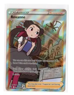 Roxanne GG66/GG70 Ultra Rare Holo Crown Zenith: Galarian Gallery Pokemon NM - Image 1