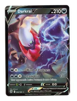 Darkrai V 098/189 Ultra Rare Holo SWSH10: Astral Radiance Pokemon NM - Image 1