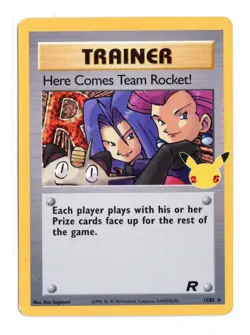 Here Comes Team Rocket! 15/82 Classic Collection Holo Celebrations Pokemon MP - Image 1