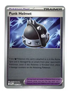 Punk Helmet 092/094 Uncommon Reverse Holo ME02: Phantasmal Flames Pokemon NM - Image 1