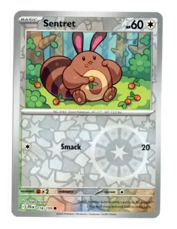 Sentret 118/159 Common Reverse Holo SV09: Journey Together Pokemon NM - Image 1