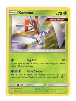 Kartana 19/214 Holo Rare Holo SM - Unbroken Bonds Pokemon NM - Image 1