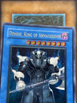 Yugioh Demise, King of Armageddon SOI-EN035 Ultimate Rare 1st Ed LP - Image 4