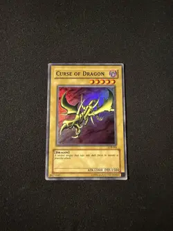 Yugioh Curse of Dragon LOB-066 Super Rare Original Print - Image 1