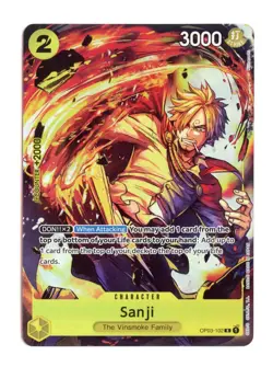 Sanji Premium Card Collection BANDAI GAMES Fest 23-24 OP03-102 R One Piece Promo - Image 1