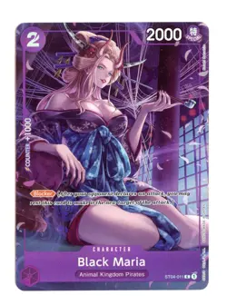Black Maria Premium Collection BANDAI GAME Fest 23-24 ST04-011 C One Piece Promo - Image 1