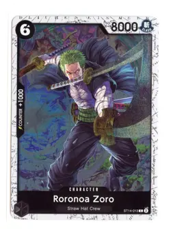 Roronoa Zoro (Pirate Foil) ST14-013 C One Piece Premium Booster The Best Vol. 2 - Image 1