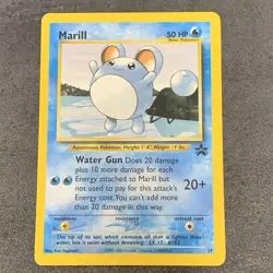 Marill Pokemon TCG Wizards of the Coast Black Star Promo Card #29 Moderate Play - Image 1
