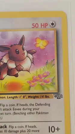 Pokemon Eevee TCG Jungle 1st Edition Common Card 51/64 NM Fast Ship - Image 5